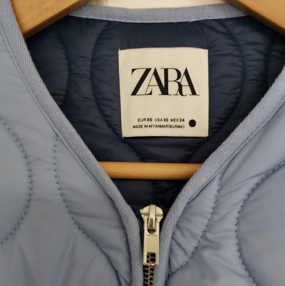 ZARA OVERSIZED QUILTED JACKET - Picture 5 of 9